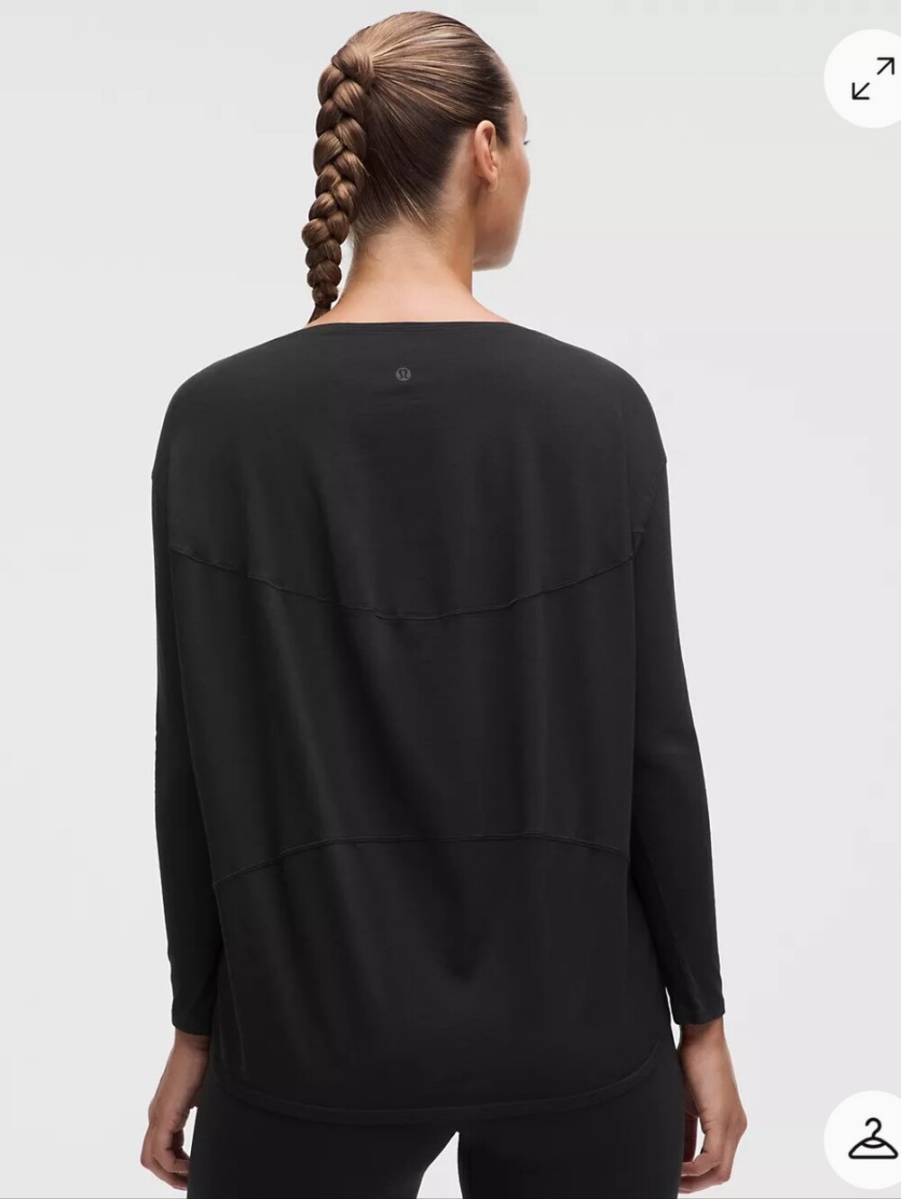Lululemon back in action long sleeve black